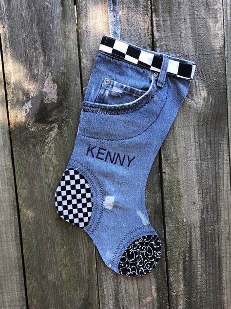 blue jean stocking